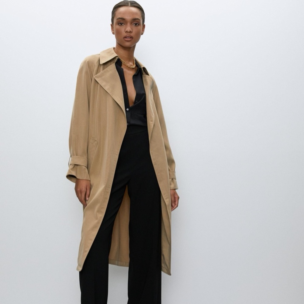 Lawson Trench Coat from Aritzia in Tawny